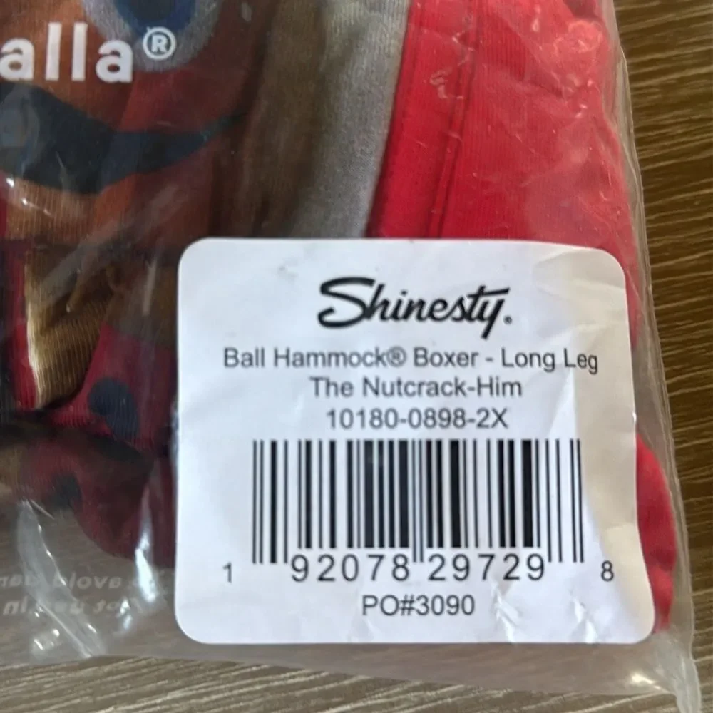 Shinesty The Nutcrack-Him Nutcracker Christmas Long Leg Ball Hammock® 2X Red Nwt